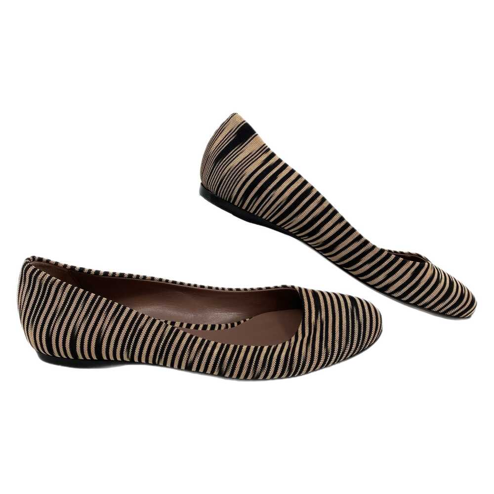 Missoni Black Tan Striped Knit Flats | Size 38.5EU - Picture 1 of 7